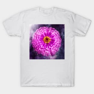 Zinnia Flower In Bloom T-Shirt